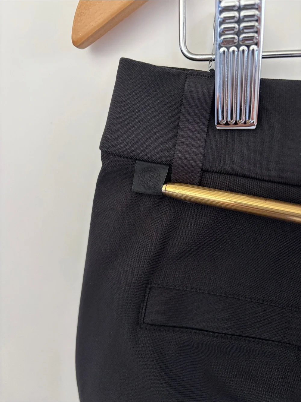 Lululemon ABC Warpstream Slim Fit Pants Golf Chino LM5AQZS Black Mens Size 30